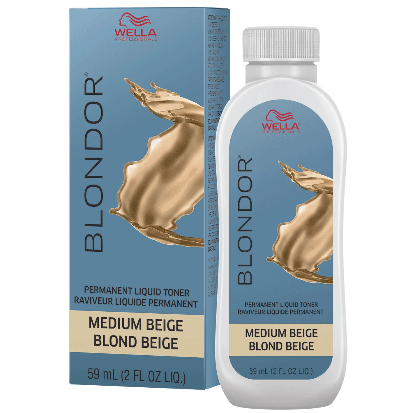 Wella Blondor Permanent Liquid Toner /01 Medium Beige