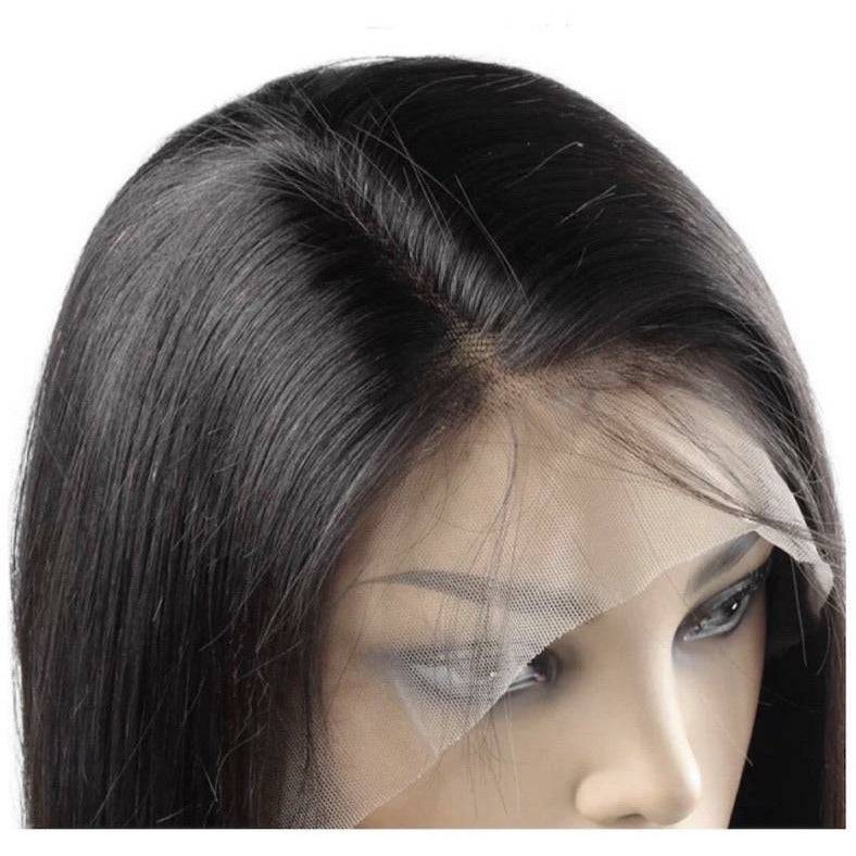 VIP -Lace Front Wig - 100% Human Hair Natural Black (180 density) Straight - VIP Extensions