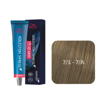 Wella Koleston Xpress 7/1 7/A Medium Blonde Ash 2 oz