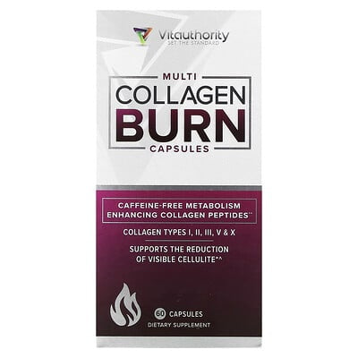 Vitauthority Multi Collagen Burn capsules, 60 capsule carton