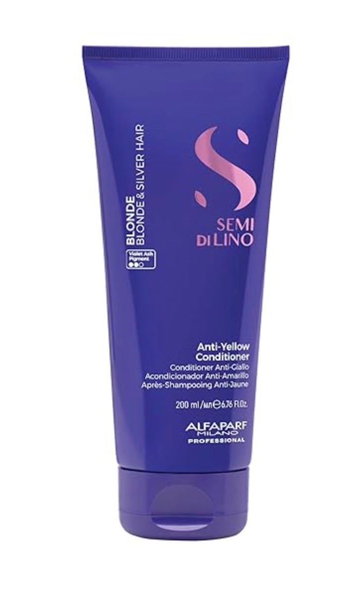 6.76 oz Alfa Parf Semi Di Lino Blonde Anti - Yellow Conditioner for Unisex - VIP Extensions