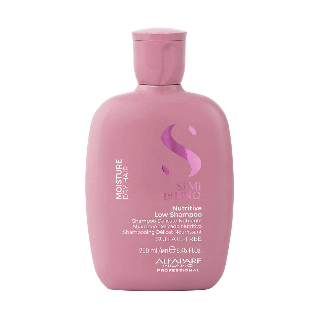 Alfaparf Milano Semi Di Lino Moisture Nutritive Low Shampoo for Dry Hair 8.45 oz