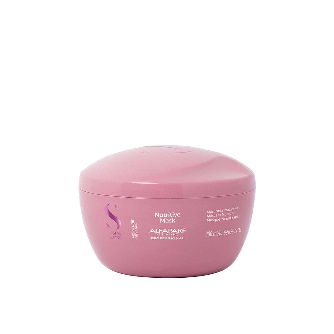 Alfaparf Milano Semi Di Lino Moisture Nutritive Mask for Dry Hair 6.76 oz