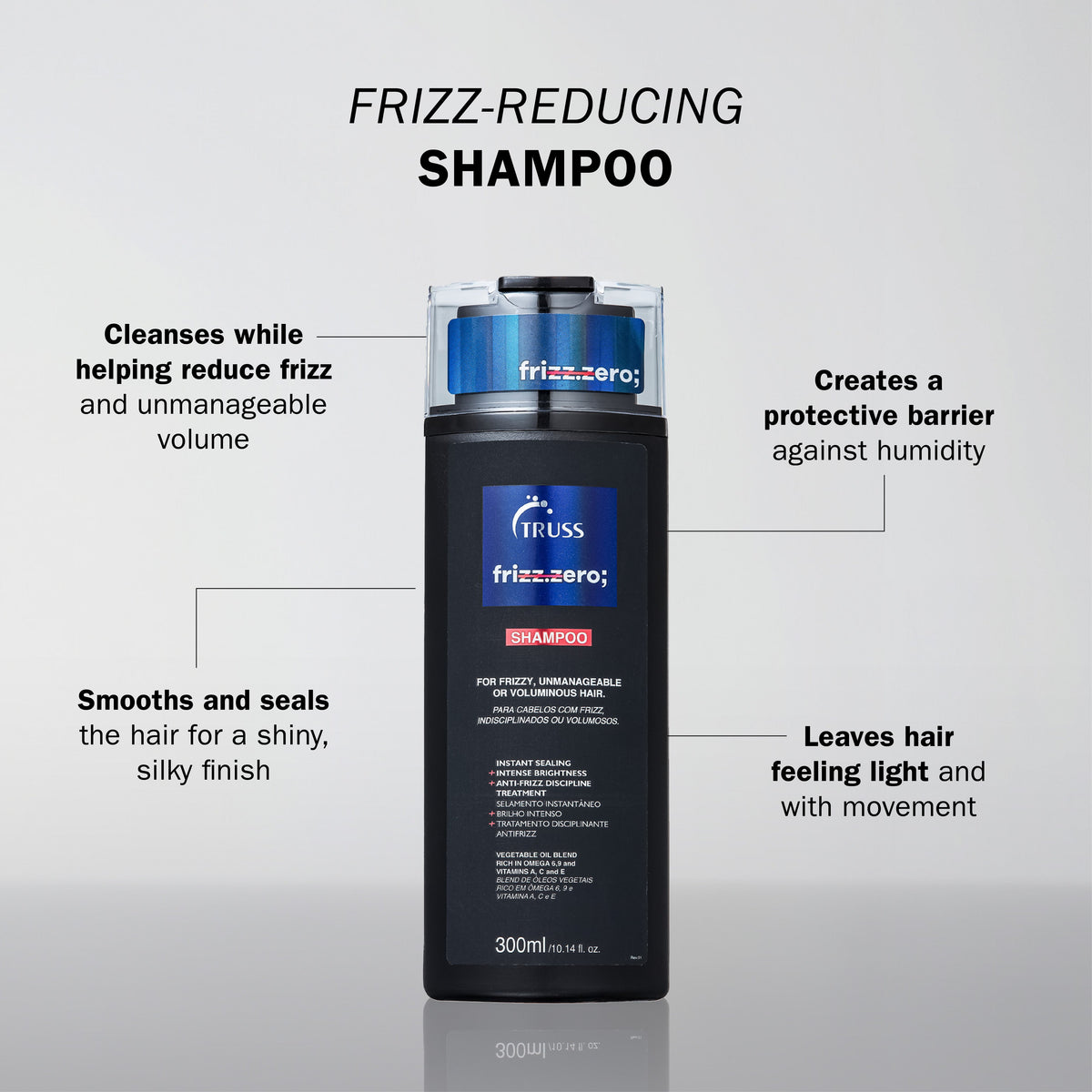 Truss Frizz Zero Shampoo 10.14 oz (300 ml)
