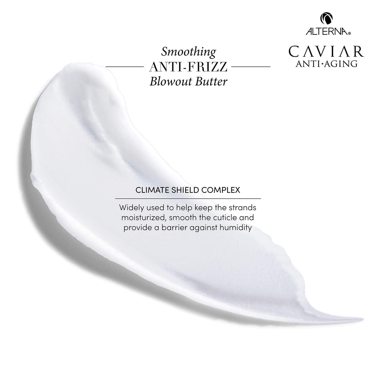 Alterna Caviar Anti-Frizz Blowout Butter texture
