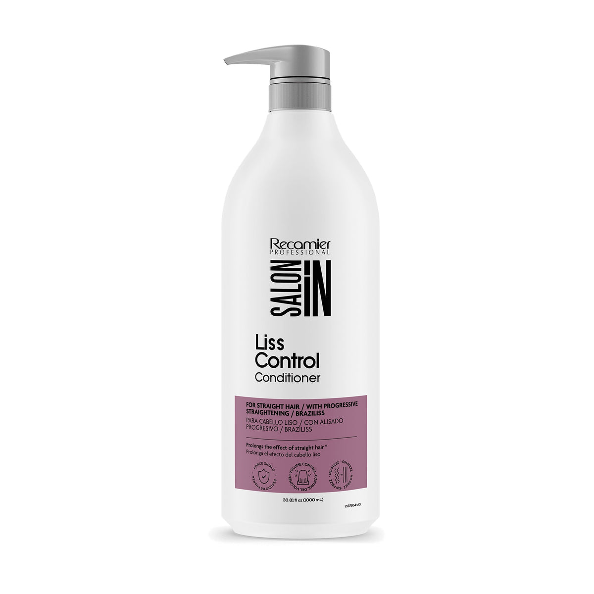 Recamier Salon In Liss Control Conditioner 33.8 oz salon size bottle