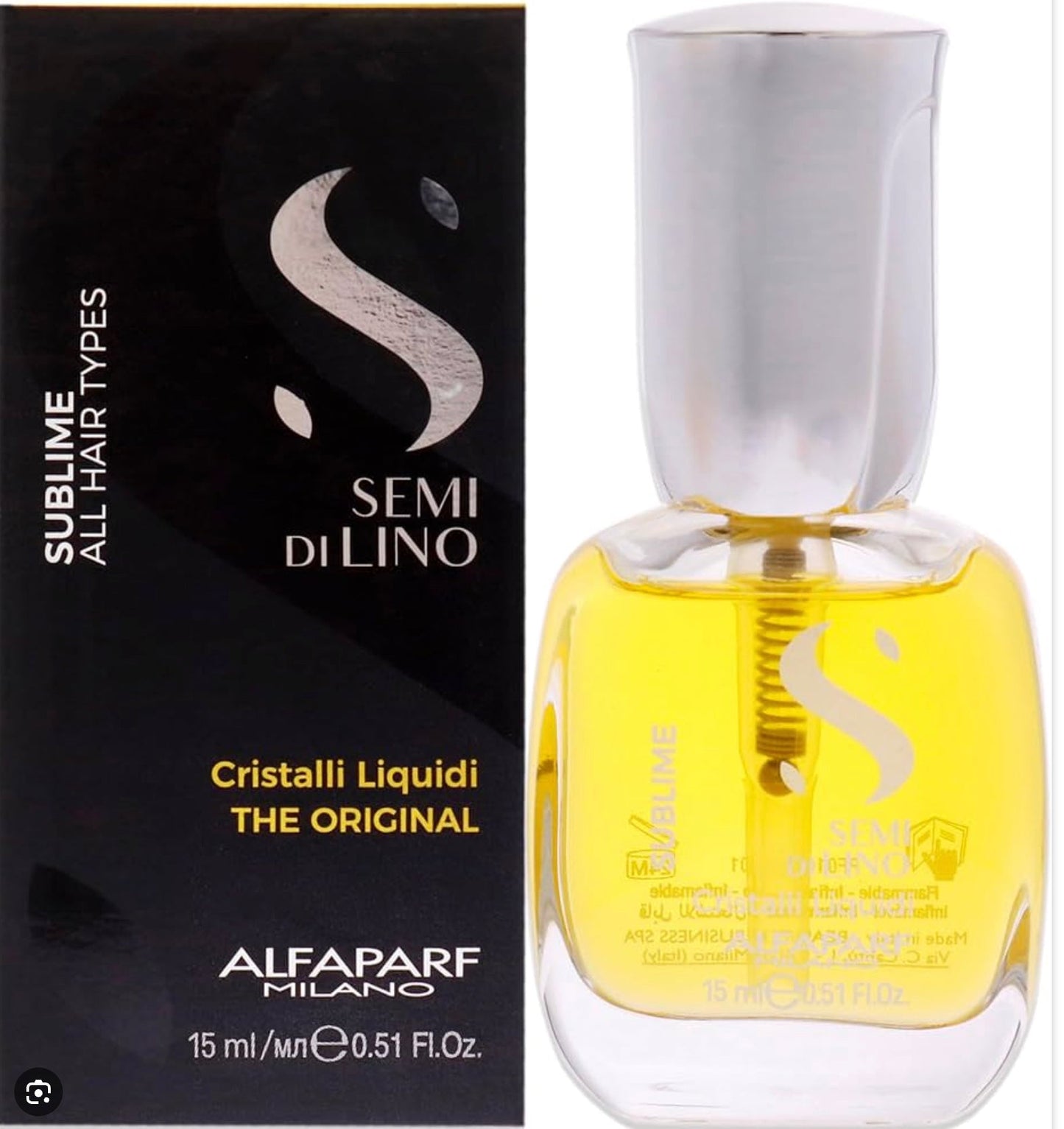 Alfaparf 0.51 oz Sublime Cristalli Liquidi the Original Serum - VIP Extensions