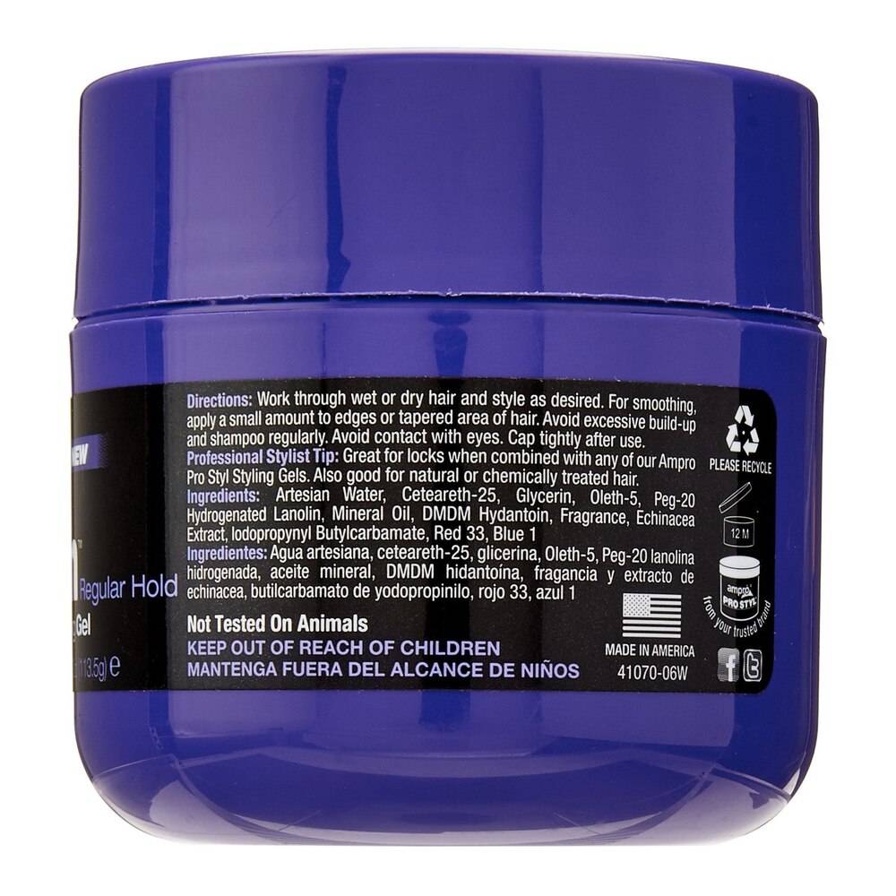 Ampro Shine N Jam Conditioning Gel, Regular Hold, 4 OZ - VIP Extensions