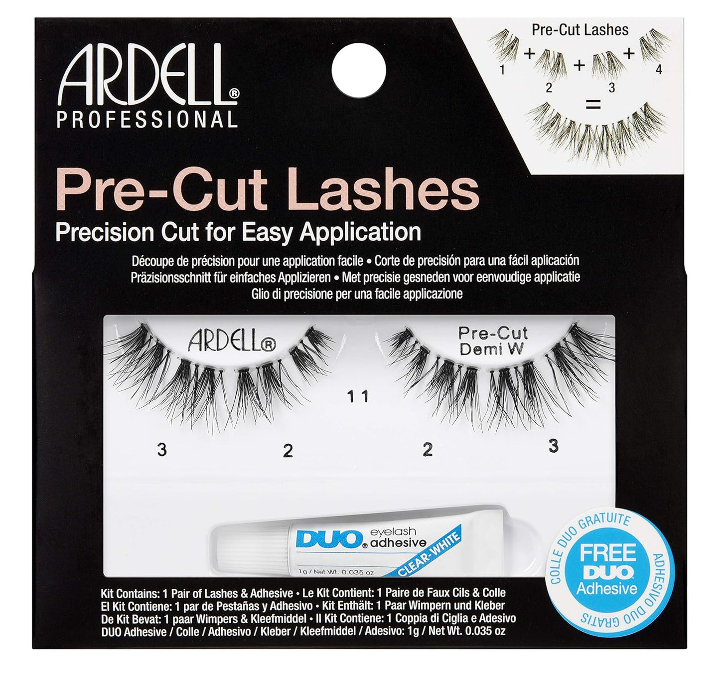 Ardell Pre - Cut Lashes Demi Wispies - VIP Extensions