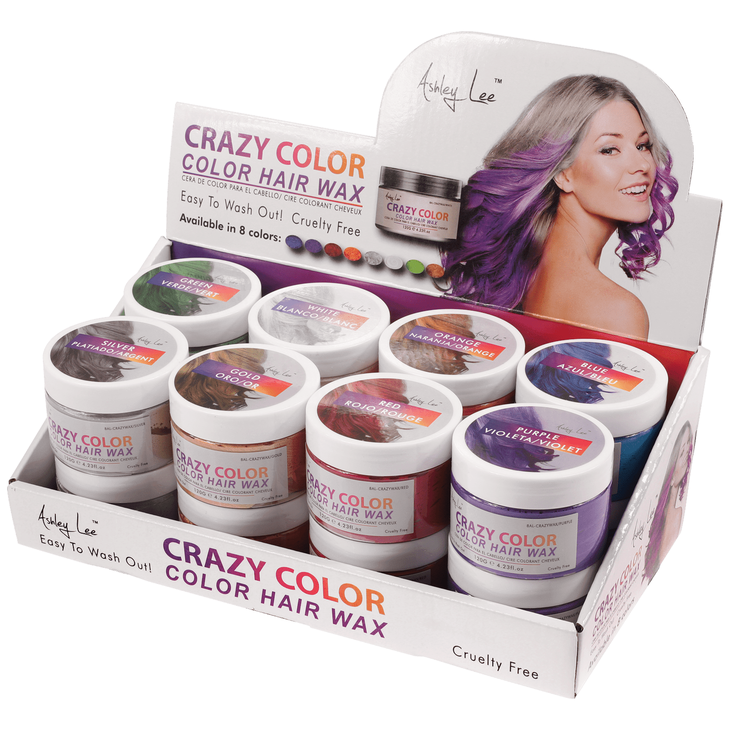 Ashley Lee Color Crazy Hair Wax Vibrant Color & Strong Hold – VIP