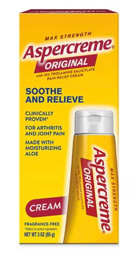 Aspercreme Aloe Odor Free Pain Relieving Crème - VIP Extensions