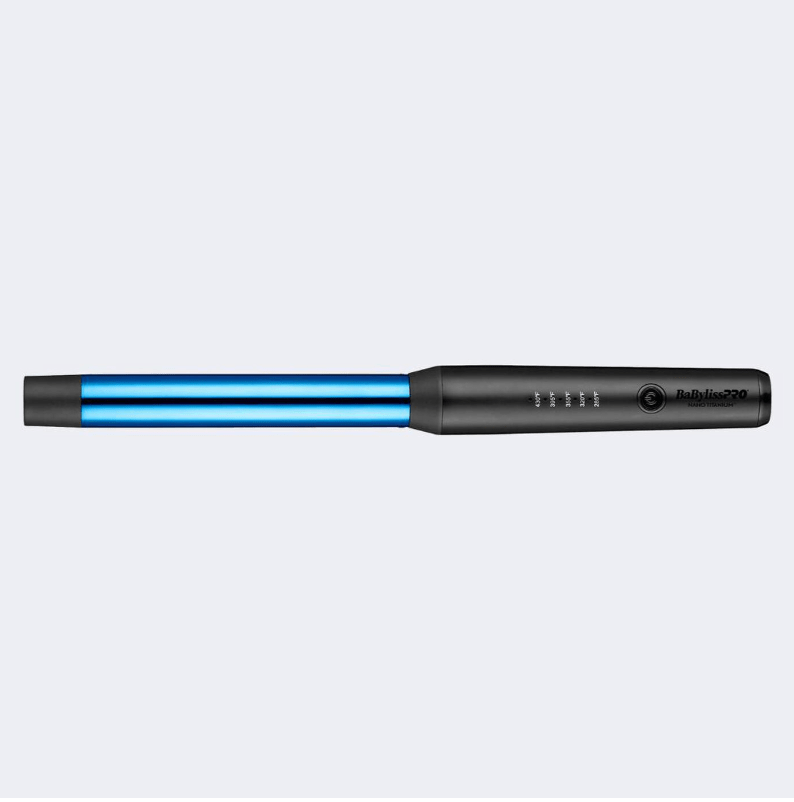 BaBylissPRO Nano Titanium 1" Curling Wand (Black & Blue) - VIP Extensions