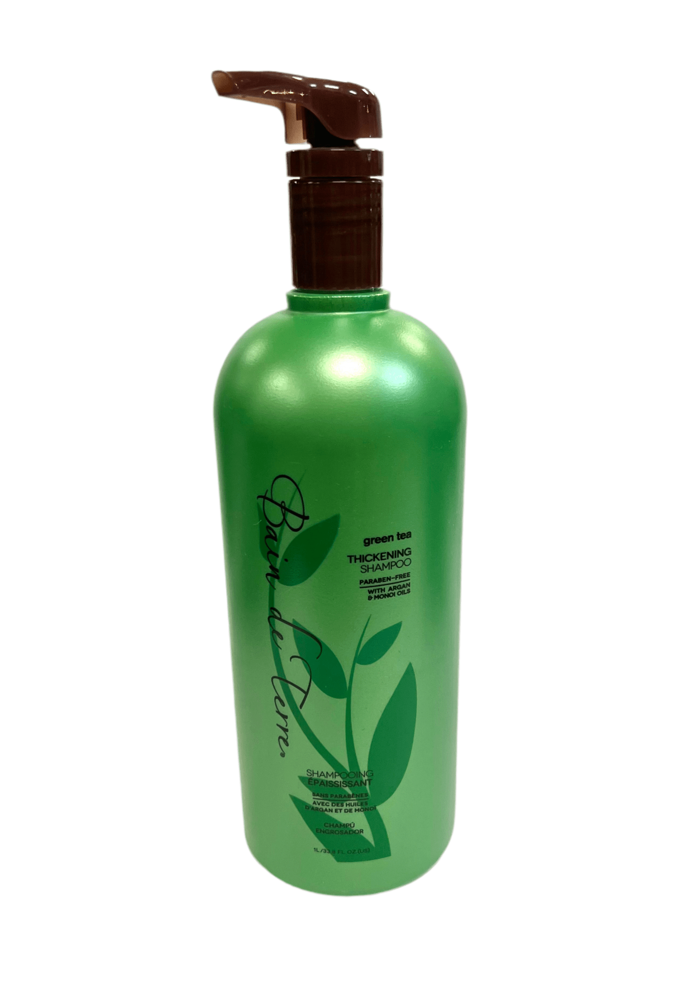 Bain De Terre Green Tea Thickening Shampoo / Conditioner - Argan & Monoi Oils - VIP Extensions