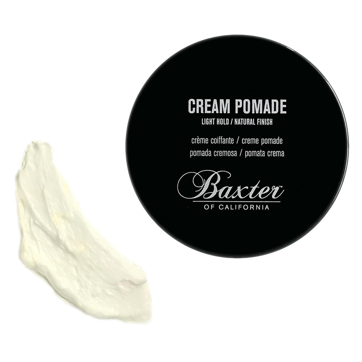 Baxter 0f California Baxter of California Cream Pomade for Men | Natural Finish | Light Hold | Hair Pomade - VIP Extensions