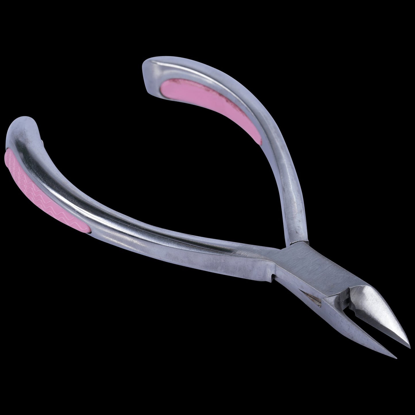 BEAUT STRAIGHT FULL JAW STAINLESS SPRING NIPPER W/ COMFORT GRIP - VIP Extensions