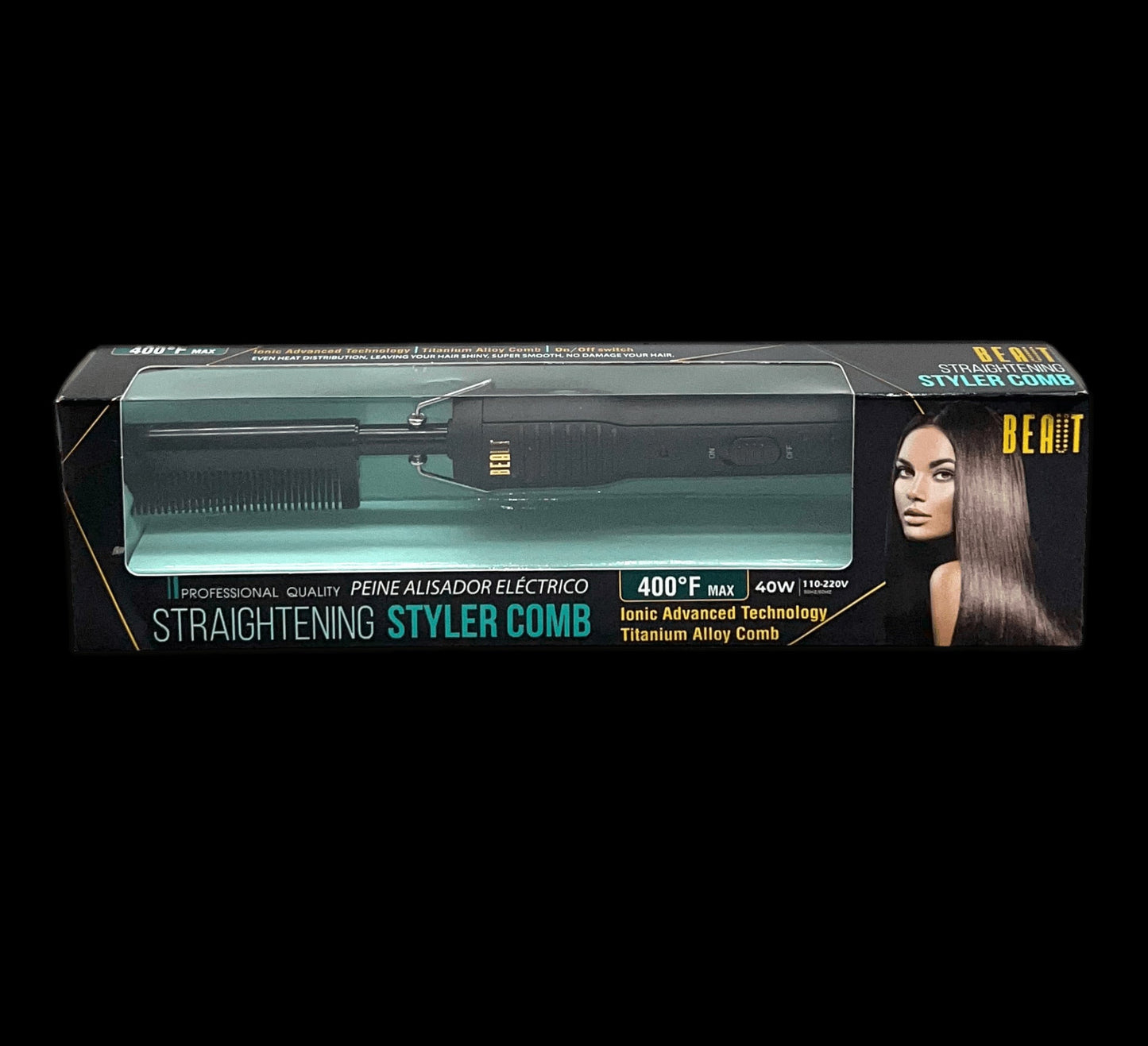 BEAUT Straightening Styler Comb 400 °F max - VIP Extensions