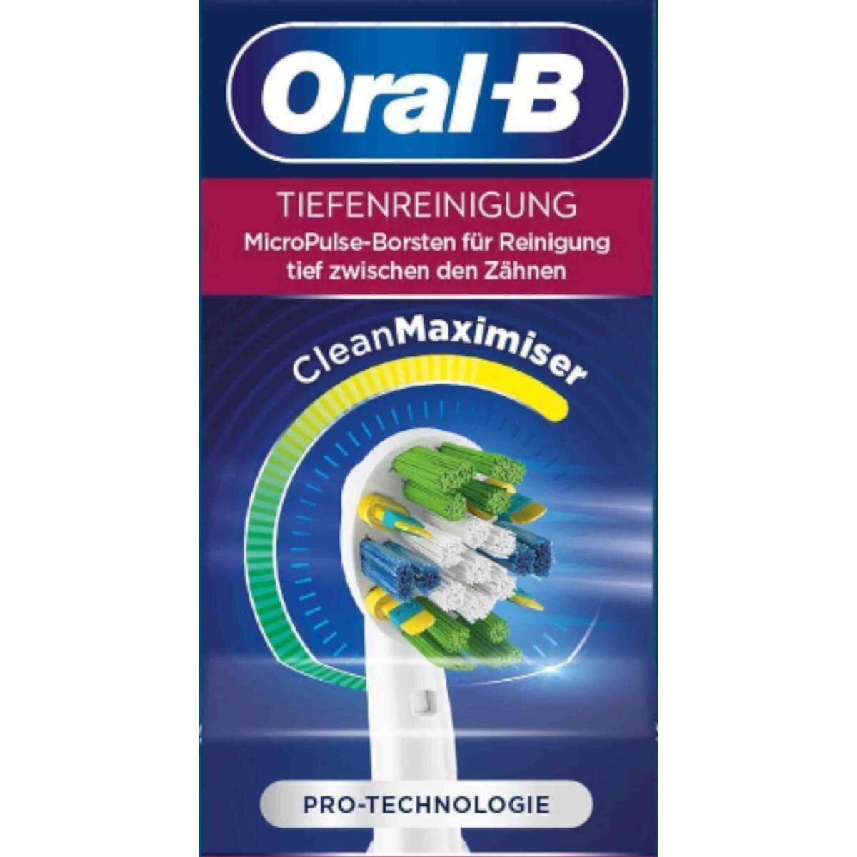 Oral-B Deep Clean FlossAction CleanMaximiser replacement brush heads 3-pack product image