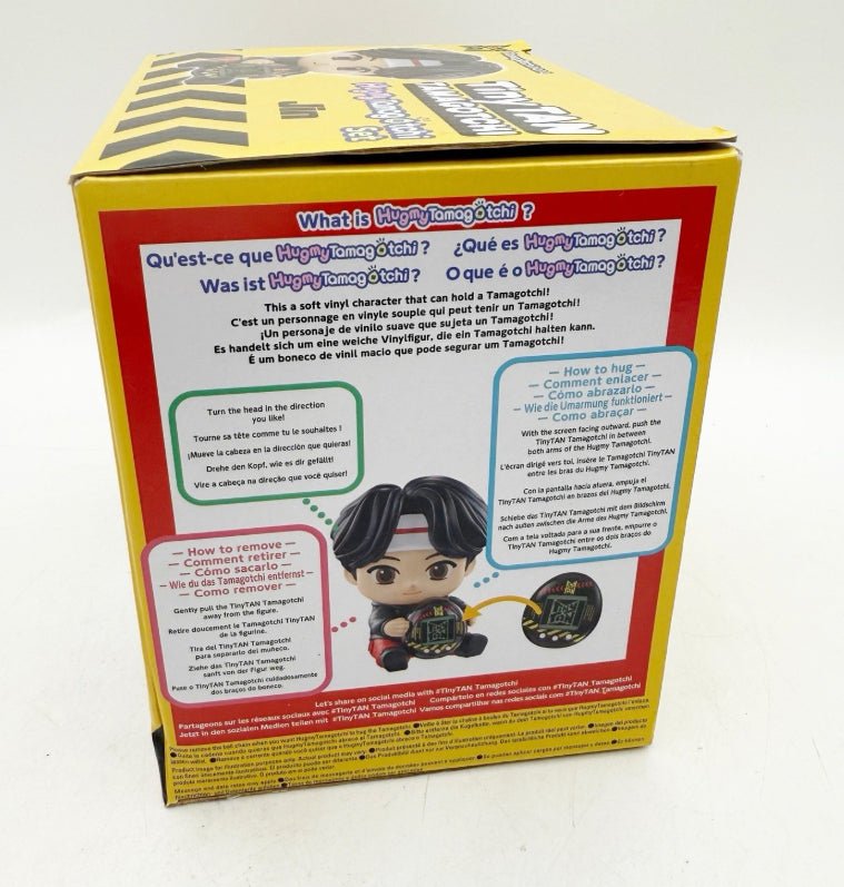 BTS TinyTan Jin Hugmy Vinyl Figure with Tamagotchi Nano Digital Pet - VIP Extensions