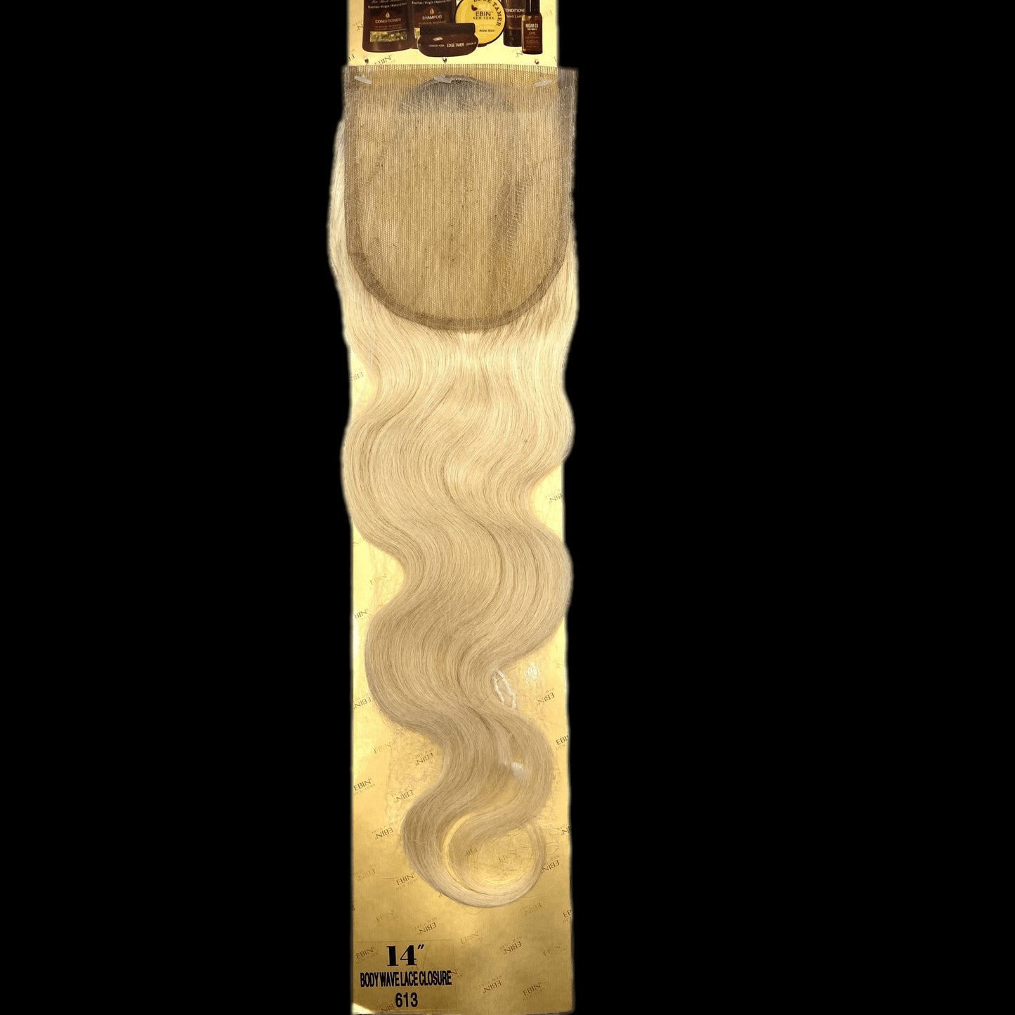 Ebin New York 4X4 CLOSURE BODY WAVE 14''(613) - VIP Extensions