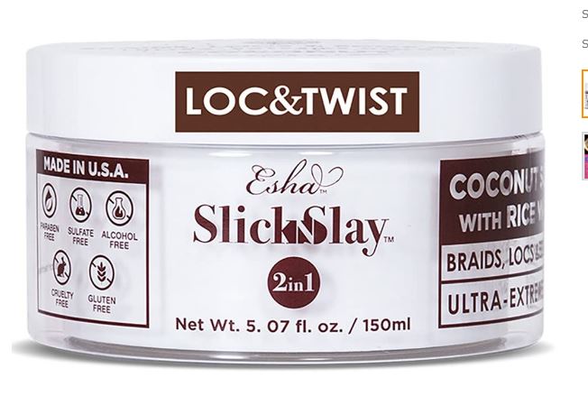 Esha Slick N Slay Braiding Gel – 3 - in - 1 Braid and Edge Gel – Ultra Extreme Hold Gel for Hair 5.07OZ - 150ml - VIP Extensions