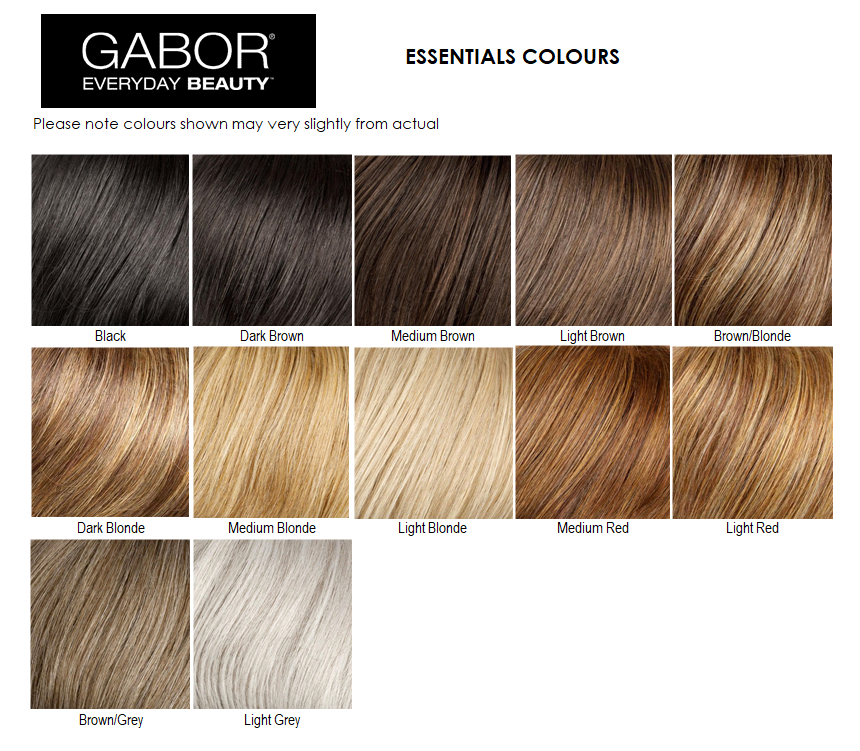 Gabor Enthusiastic Wig 17667 Medium Blonde Size Average color chart