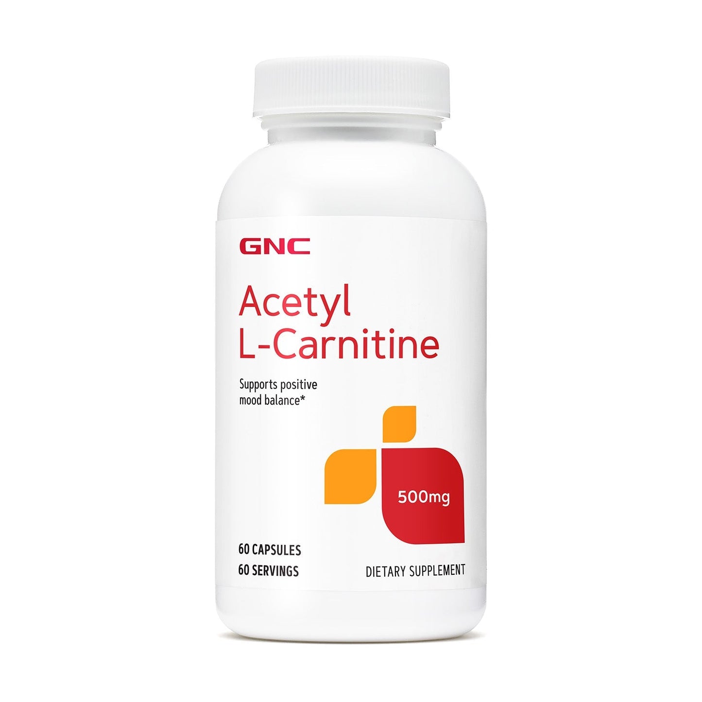 GNC Acetyl-L-Carnitine 500 mg, 60 capsules
