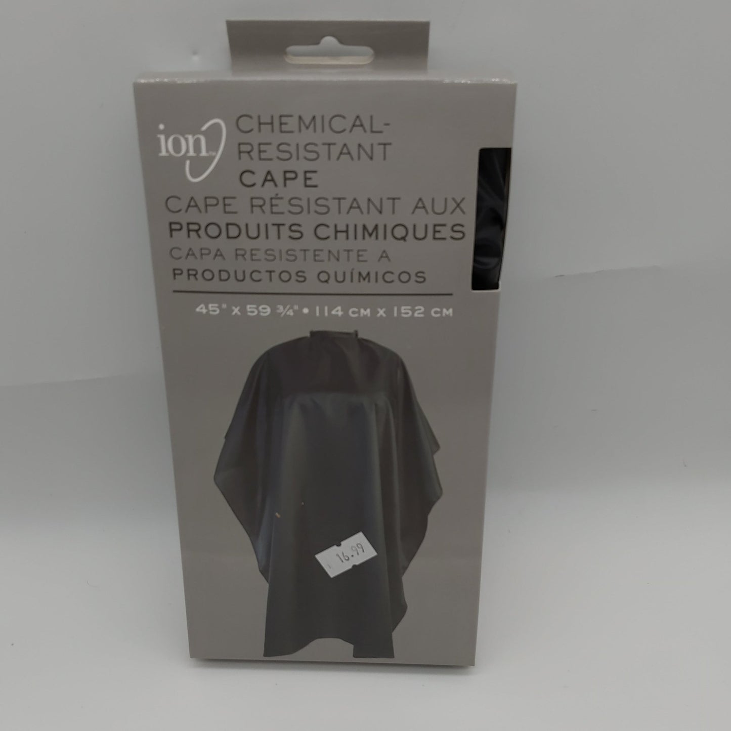 Ion Chemical - Resistant Cape 45" x 60" Black - NEW IN BOX - VIP Extensions