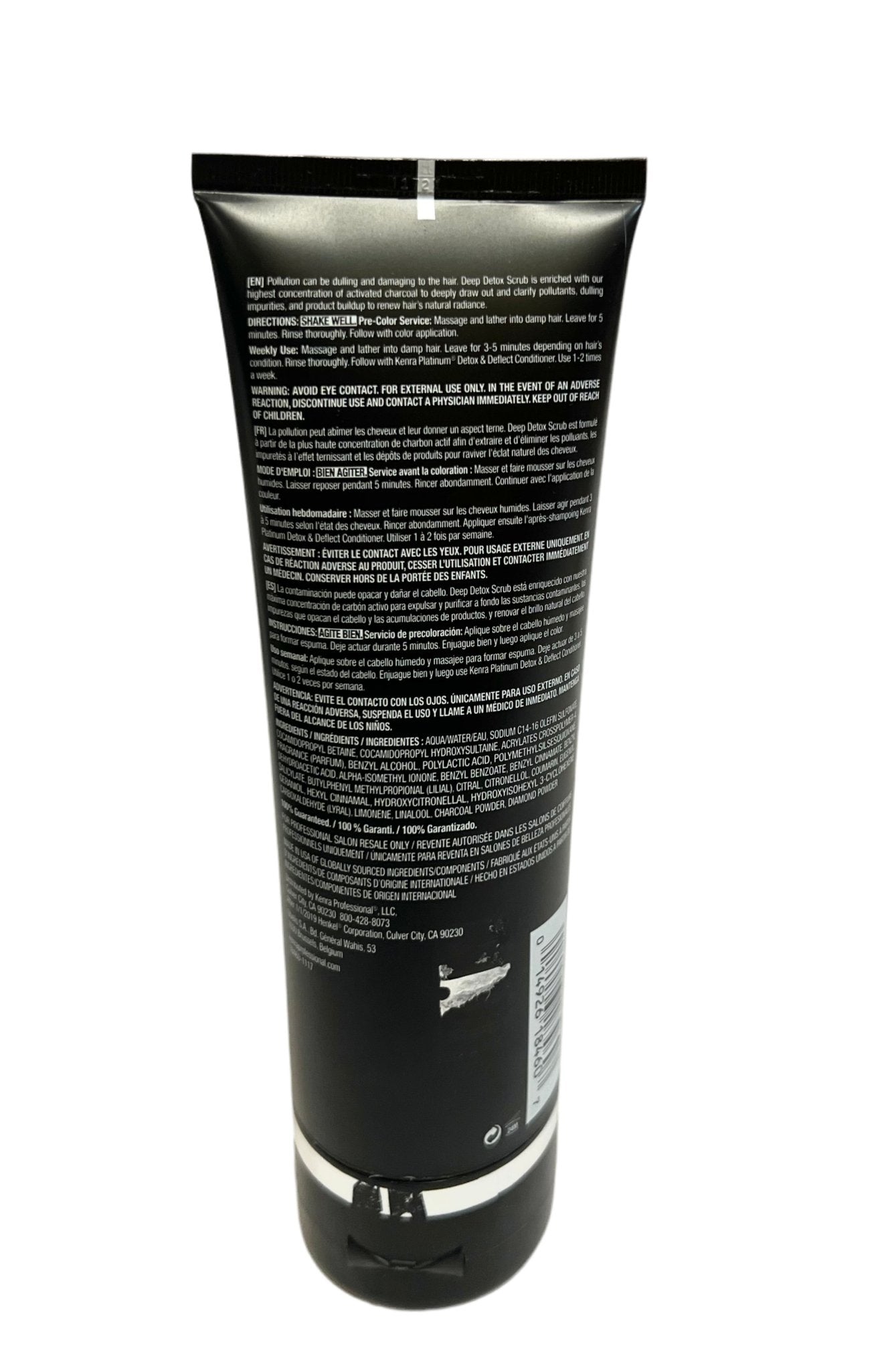 Kenra Platinum Deep Detox Scrub Intense Weekly Clarifier 6 Fl Oz. - VIP Extensions