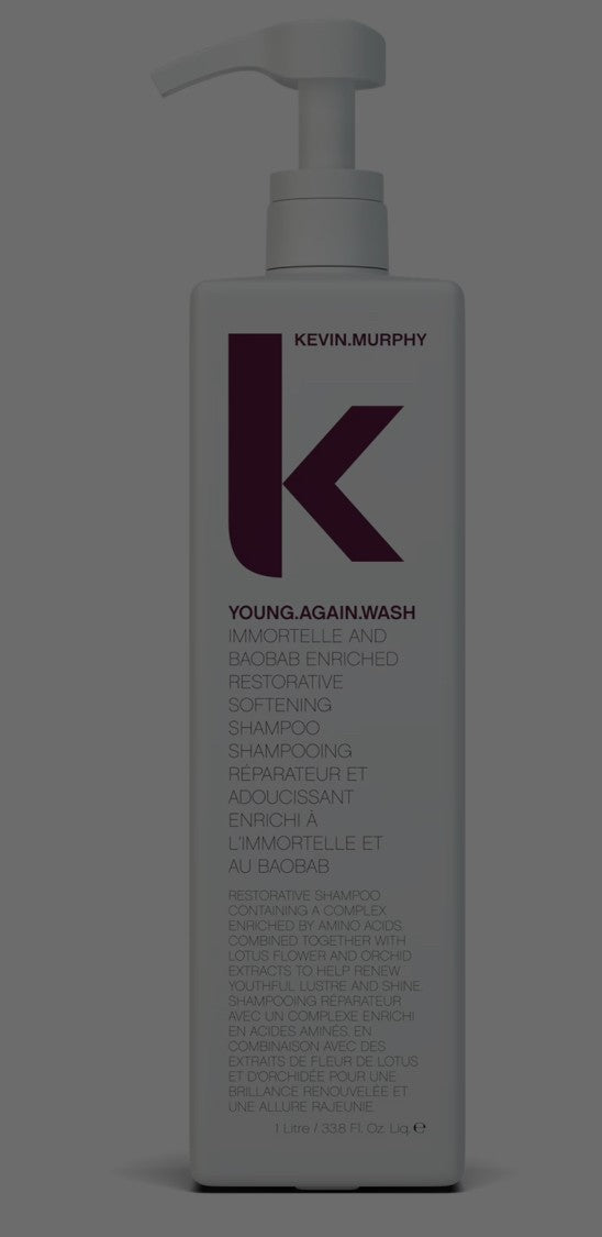 Kevin.MurphyYoung.Again.Wash (Immortelle and Baobab Infused Restorative Softening Shampoo 33.8 OZ - VIP Extensions