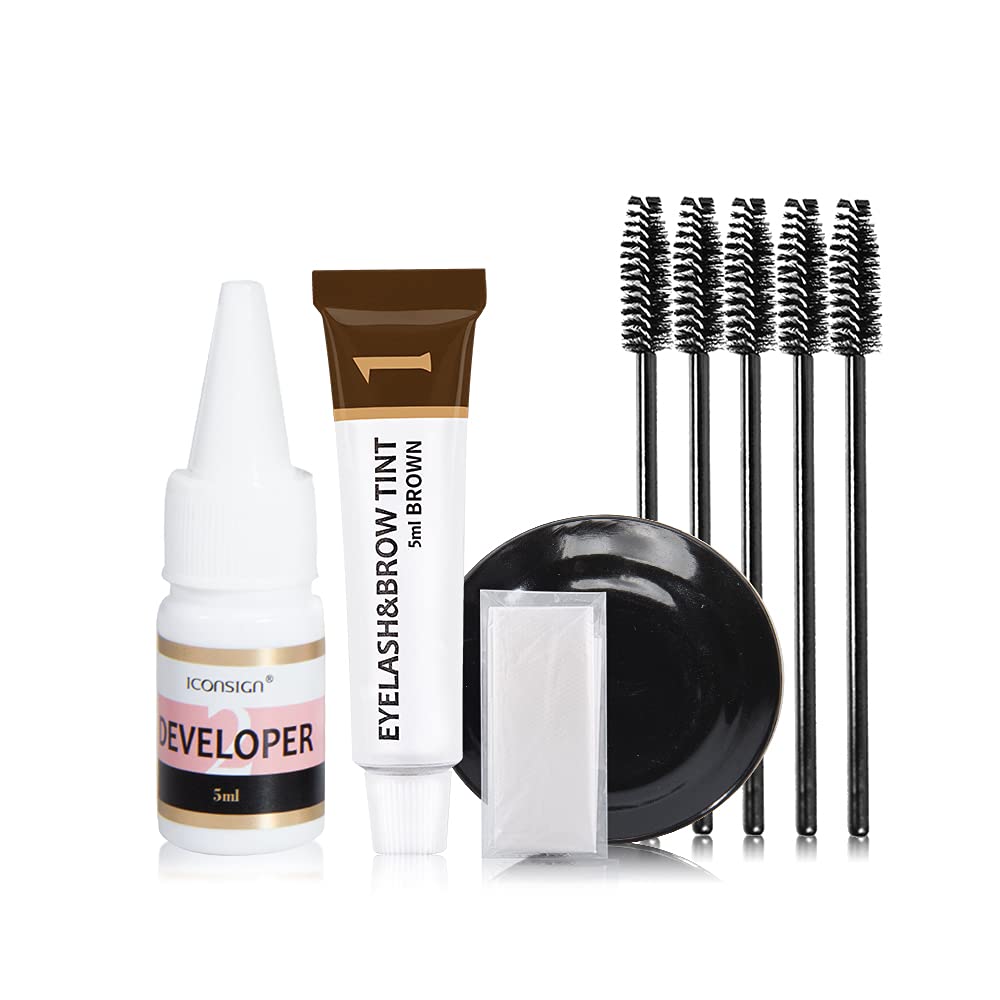 Lash & Brow Tint Kit, Professional Semi - Permanent 2 - IN - 1 - VIP Extensions