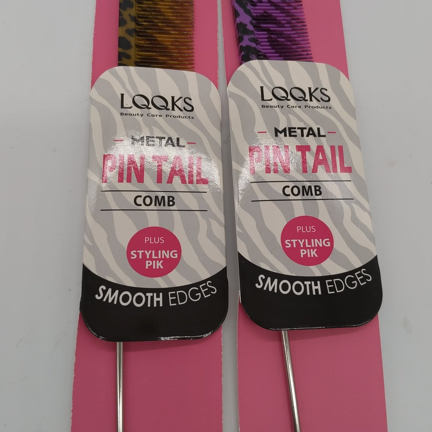 Looks Pin Tail Metal Animal Print Comb - VIP Extensions