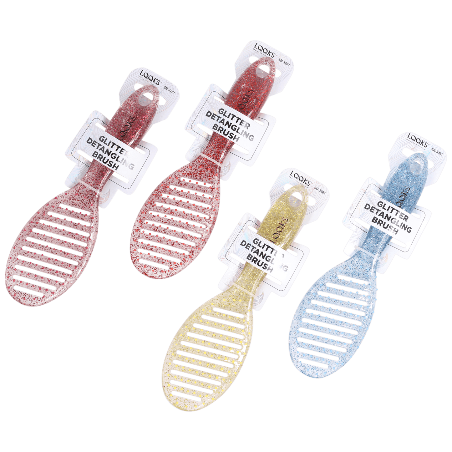 LQQKS Glitter Detangling Brush - VIP Extensions