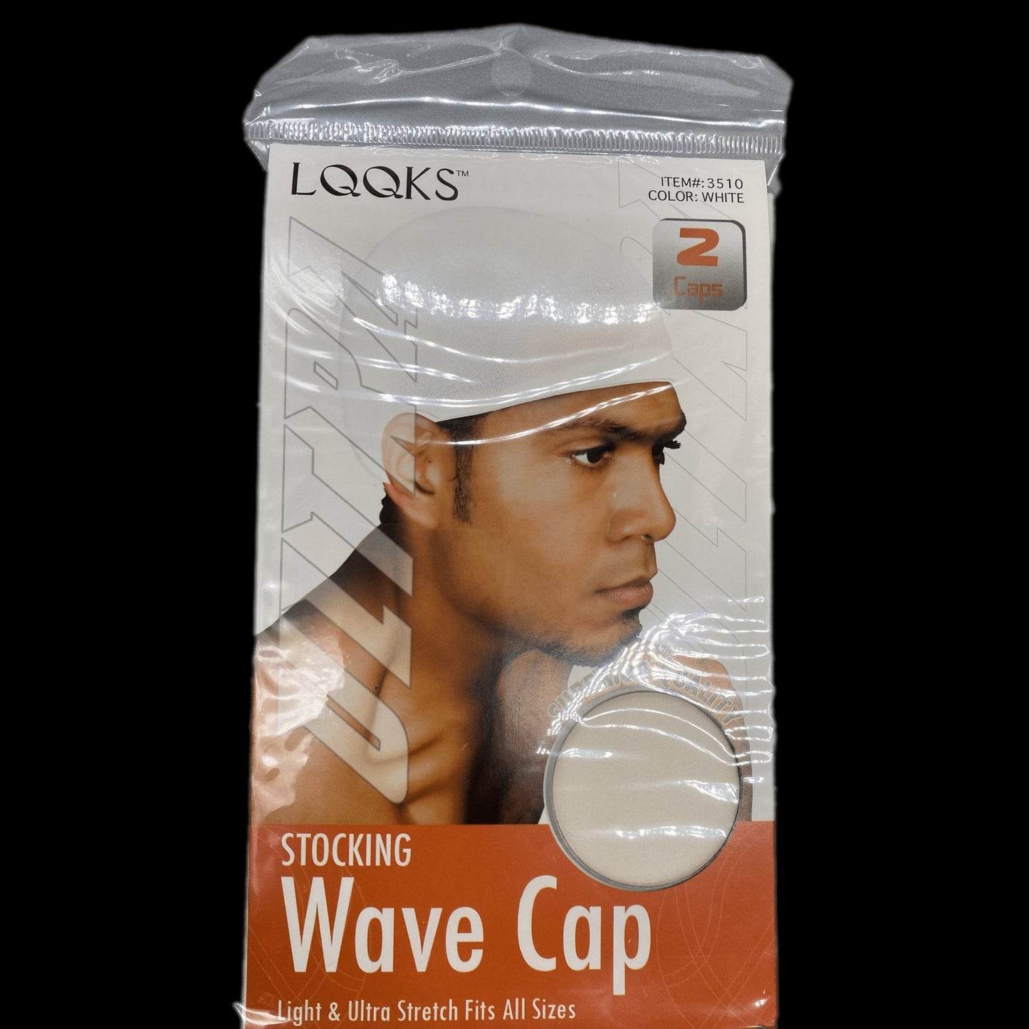 LQQKS Ultra Stocking Wave Cap. White - VIP Extensions