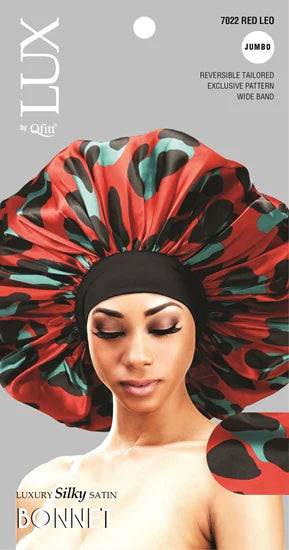 Lux by Qfitt Luxury Silky Satin Bonnet (7022) - VIP Extensions