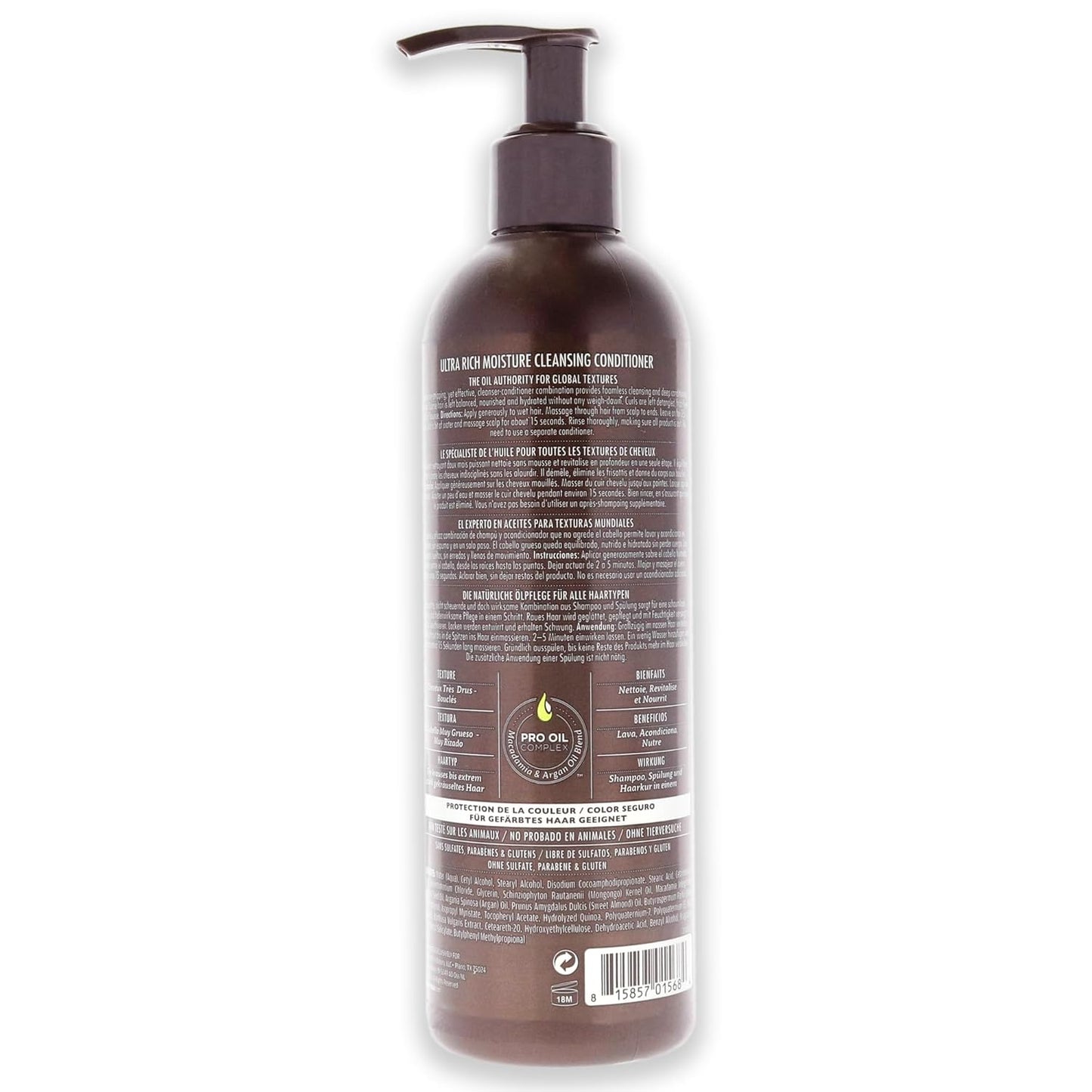 Macadamia Hair Ultra Rich Moisture Cleansing Conditioner - 10 Oz - VIP Extensions