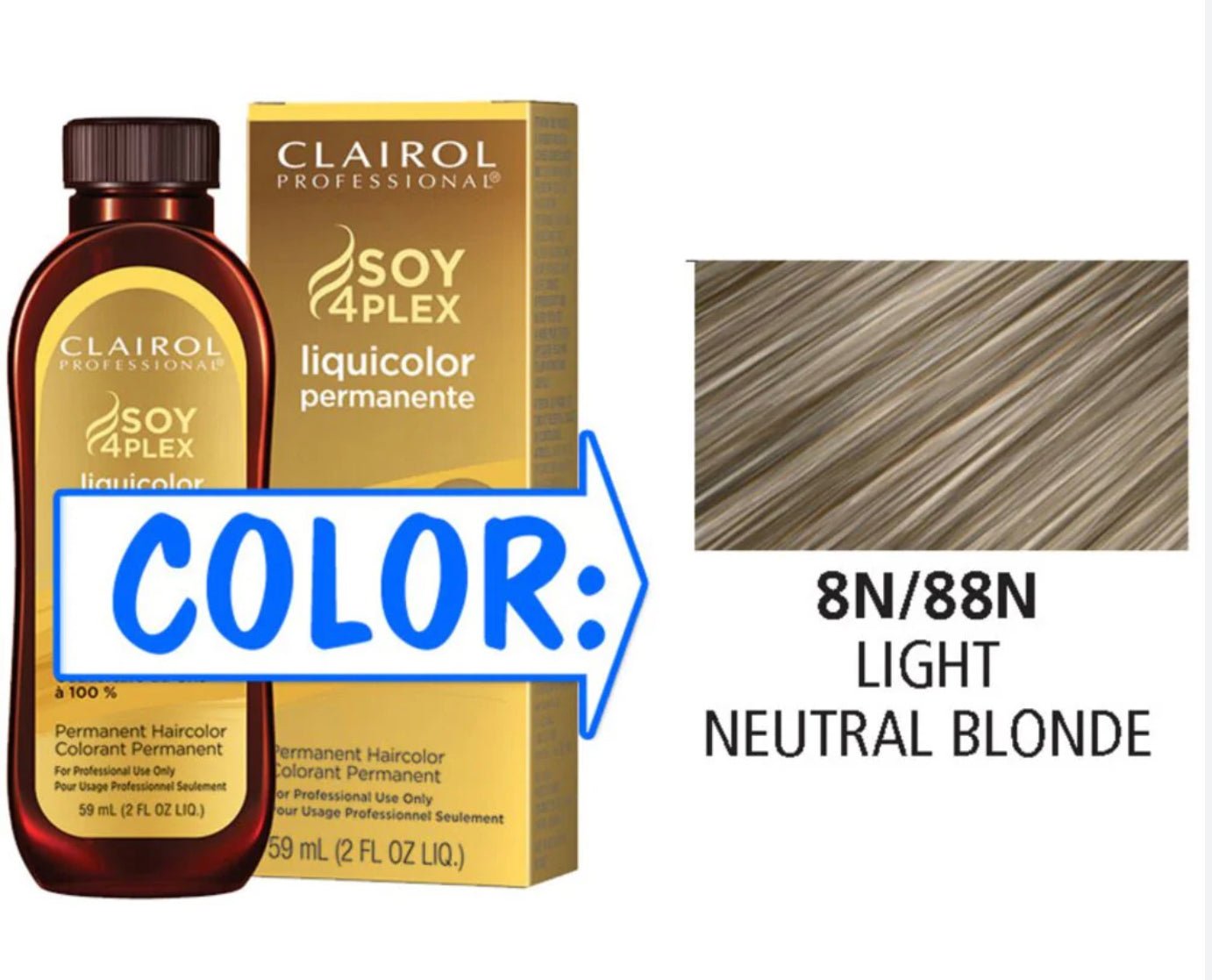 Miss Clairol 88N LT N Bld 2 oz - VIP Extensions