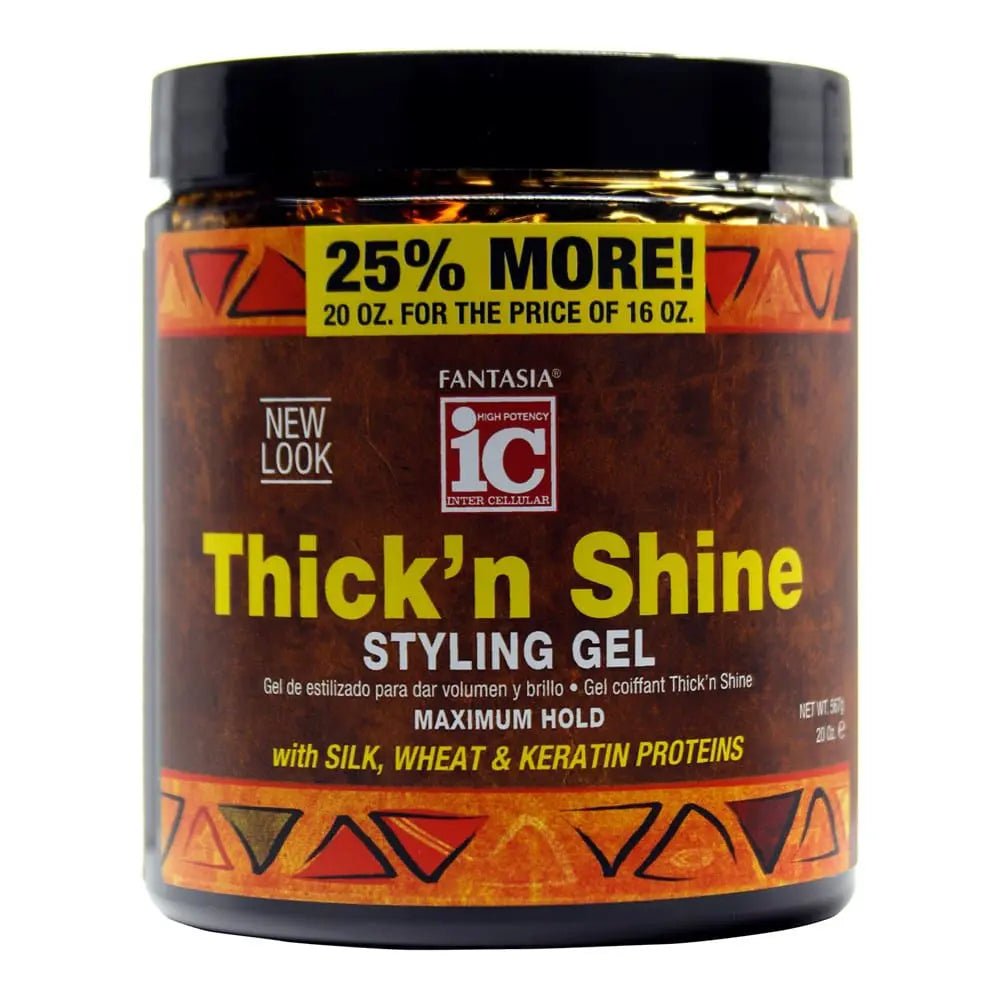 NEW LOOK & SIZE THICK ‘N SHINE ‣ STYLING GEL 20 OZ - VIP Extensions