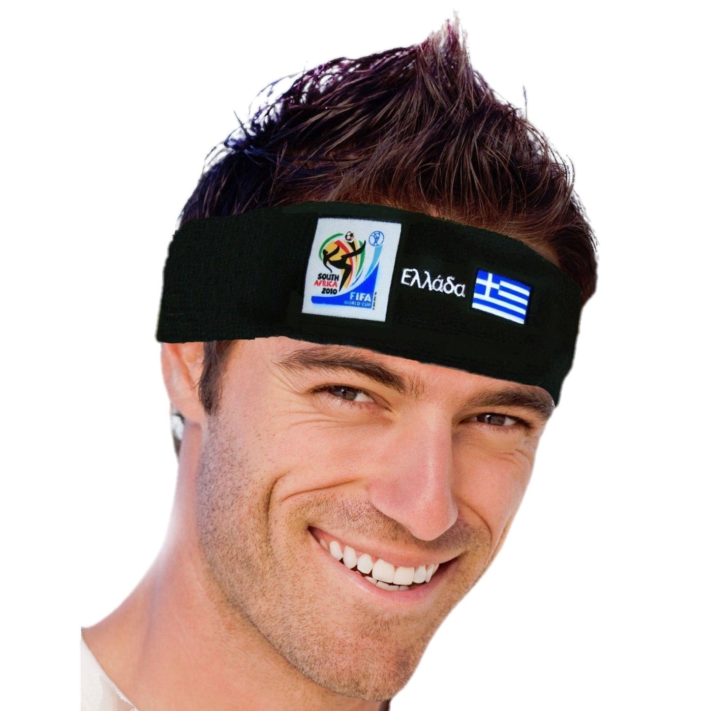 Official FIFA Soccer Headband 50-Count Case Pack – Greece – Vintage/Collectible (2010 Collection) - VIP Extensions