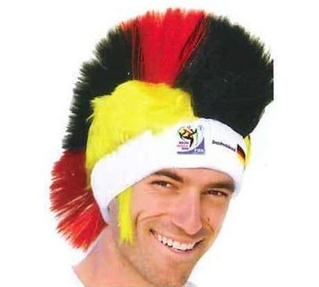 Official FIFA Soccer Mohawk Wig – Germany – Vintage/Collectible (2010 Collection) - VIP Extensions