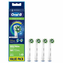 Oral-B CrossAction CleanMaximiser Black Edition black brush heads 4-pack