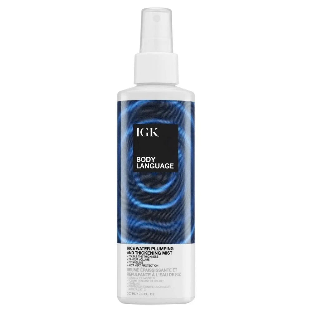 IGK Body Language Rice Water Plumping & Thickening Hair Mist, 7 oz