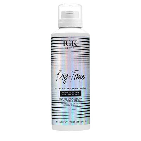 IGK Big Time Volume & Thickening Mousse, 6.2 oz
