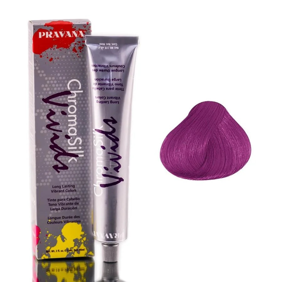 Pravana ChromaSilk Vivids Semi-Permanent Hair Color, 3 oz - Wild Orchid