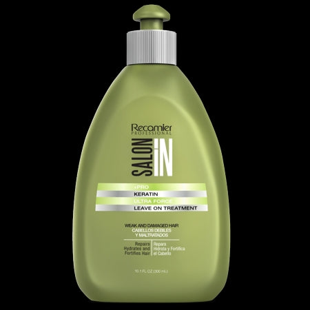 Recamier Salon In Keratin Ultra Force Leave-On Treatment for Weak & Damaged Hair, 10.1 oz