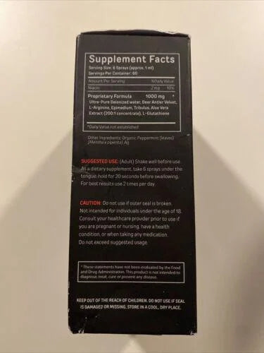 Bucked Up Deer Antler Velvet Extract Spray, 2 fl oz, 60 Servings