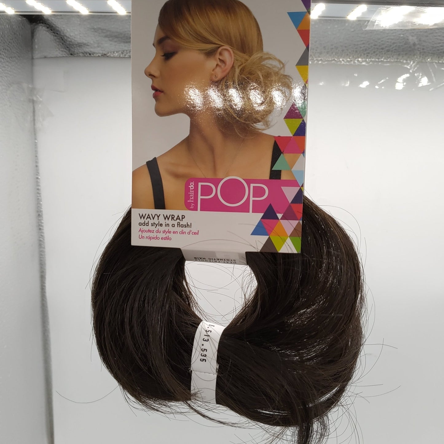 Pop Wavy Wrap - R6 Dark Chocolate by Hairdo for Women - 1 Pc Hair Wrap - VIP Extensions