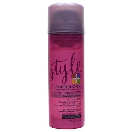 Pureology Smooth Perfection Anti - Frizz Smoothing Serum | For Normal to Thick Hair | Vegan | 5 oz - VIP Extensions