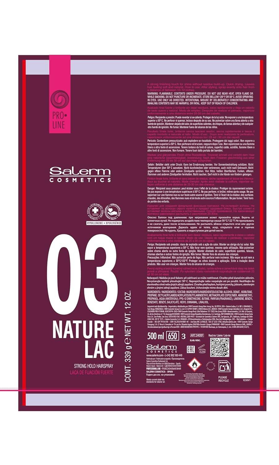 Salerm Definition Nature Strong Spray - 12 oz - VIP Extensions