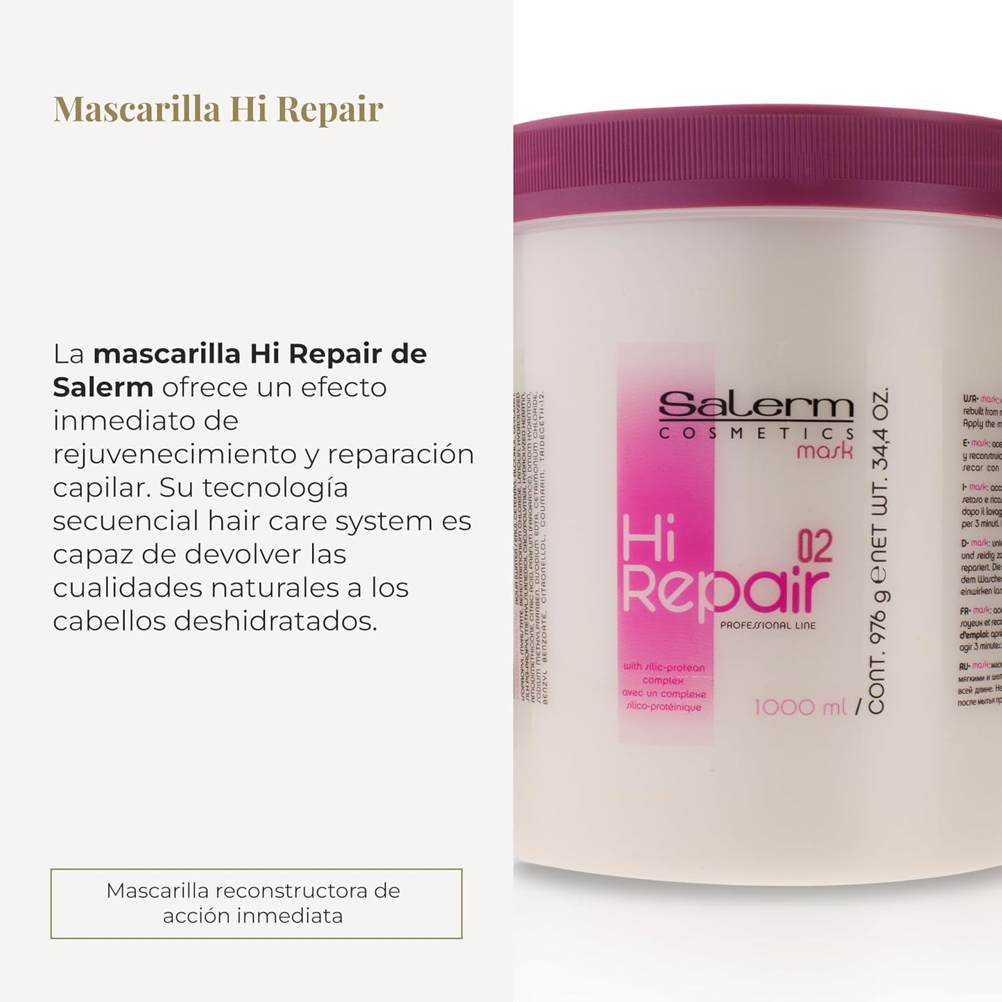 SALERM - Hair Repair Mask 34.4oz - VIP Extensions