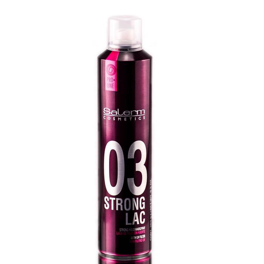 Salerm Pro - Line 03 03Strong Lac Strong Hold Hairspray 300ml/9.3 oz - VIP Extensions